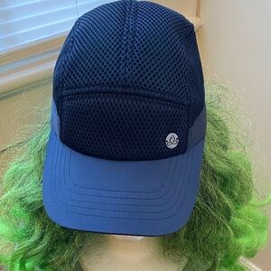 Apana Hat Cap Adult Bnavy blue 5 Panel Mesh Vented Hiking Athleisure Adjustable